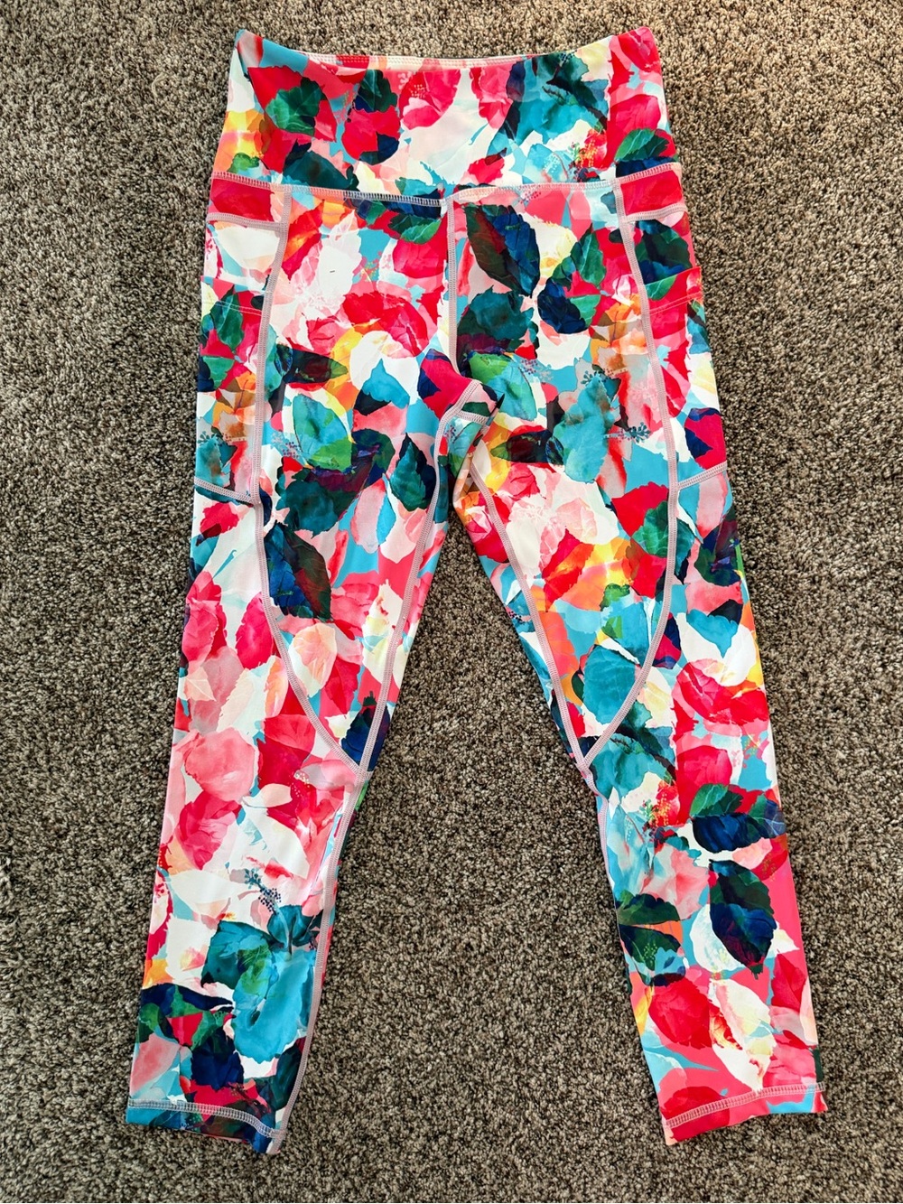 Women’s Floral Multicolor ZYIA Active Leggings